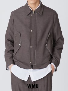 WMU Stitch pocket jacket - brown